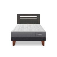 Cama Europea CIC 1,5 Plazas Anatomic + Respaldo Munich