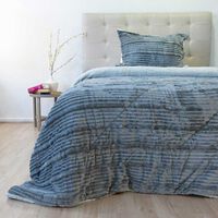 Cubrecama Doral 1.5 Plazas Coteloni Nebula Sherpa Gris