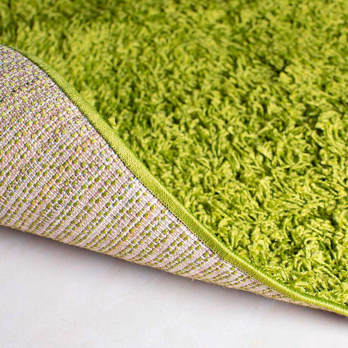 Alfombra Doral Shaggy 200 x 150 cm Verde