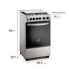 Cocina a Gas Mademsa FM4FSC 4 platos Inox
