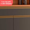 Mueble de Cocina Roca Macadamia Canela Grafito 1 Cajón 4 Puertas