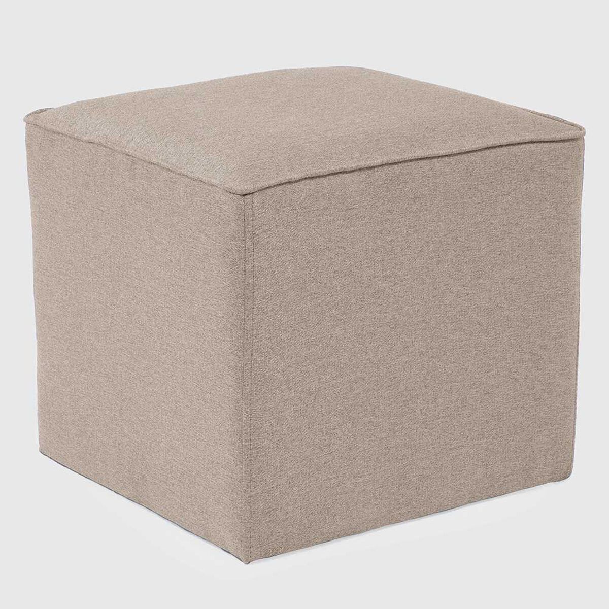 Sof&aacute; Mons Sicilia 3 Cuerpos + Dos Pouf 1 Cuerpo Beige