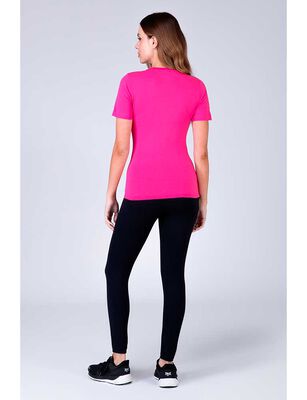 Imagen 2 del producto Polera M/C Deportiva Mujer Everlast Fucsia, Melange, Negro, White