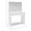 Tocador Vekkahome Virginia 1 Cajón Blanco