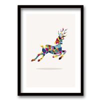 Cuadro Decorativo Retela Reno Geométrico 40 x 30 cm