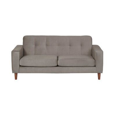 LATAM HOME Sofá Latam Home Salermo Tela Velvet 2 Cuerpos Gris