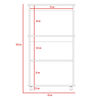 Mueble Microondas TuHome Italia Wengue Blanco