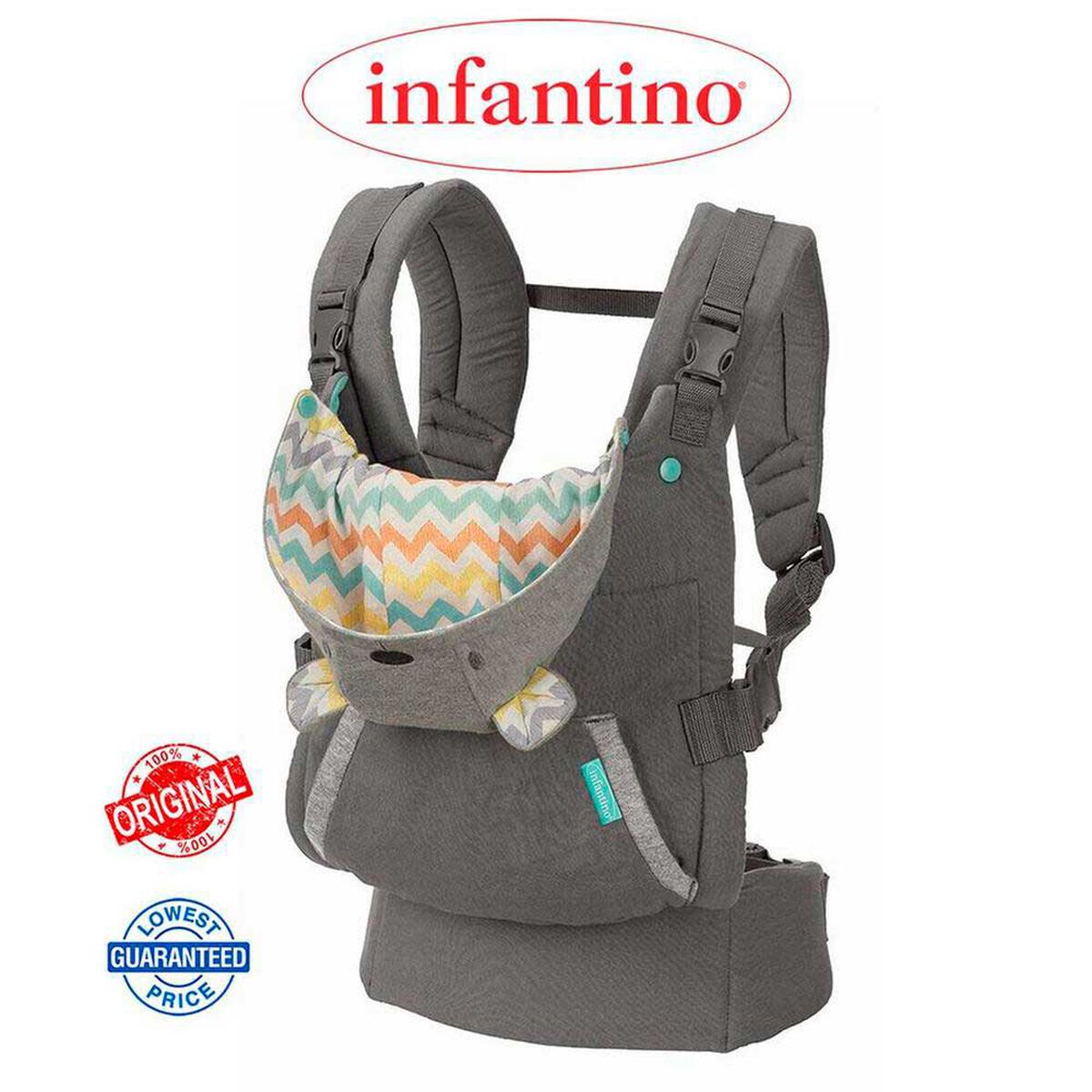 Porta Bebe Cuddle Up Ergonomic Gris Infantino