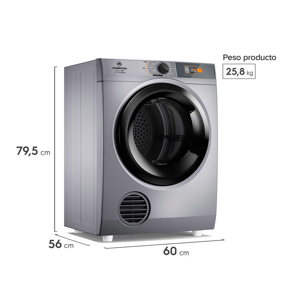 Secadora Carga Frontal 9DMZG PRO 9 Kg