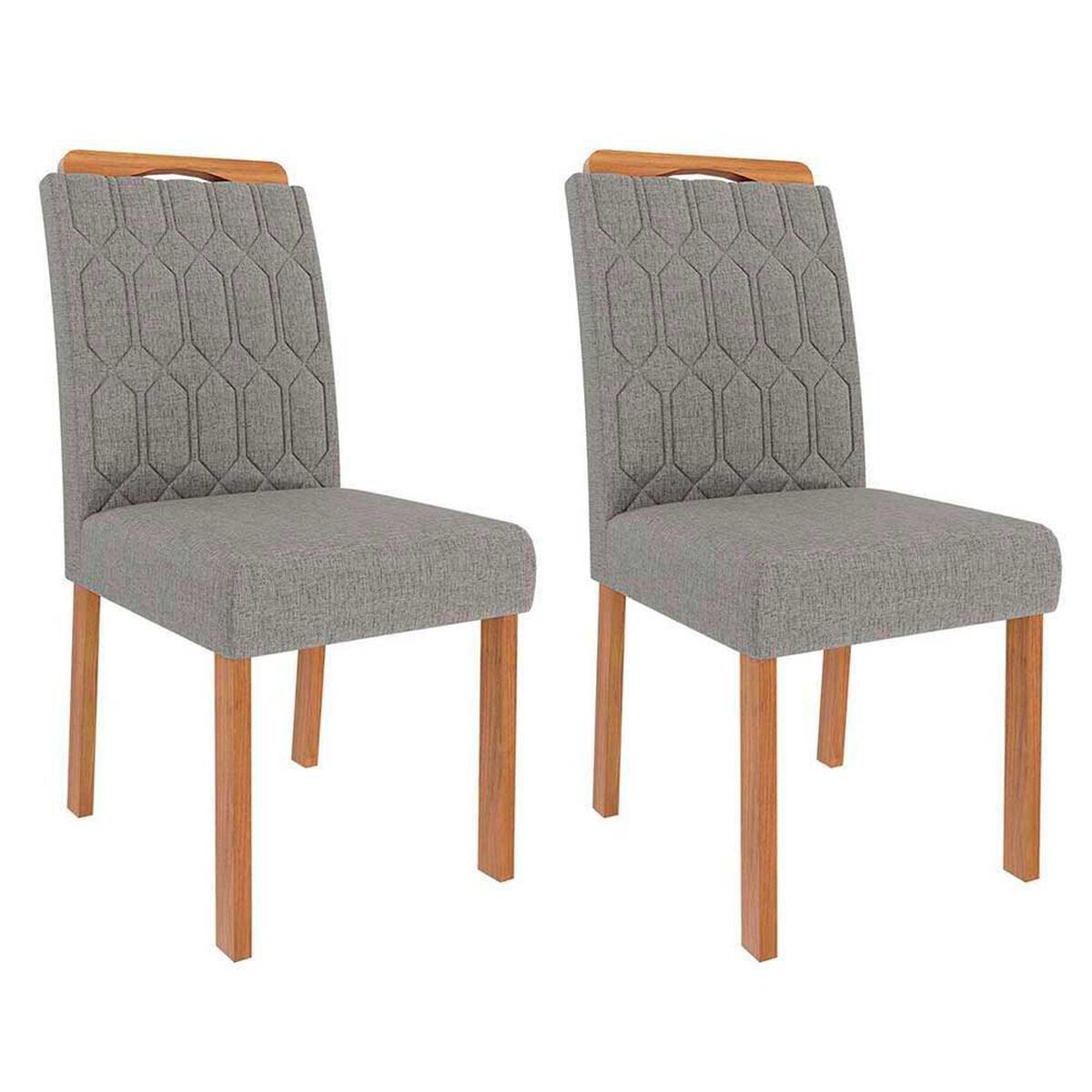 Juego de Comedor Decocasa Ana  4 Sillas Off White