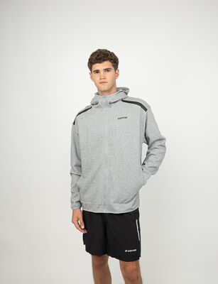 Imagen 1 del producto Polerón Deportivo Hombre Lotto Gris, Negro