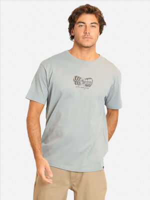 Imagen 1 del producto Polera Con Estampado Manga Corta Hombre Maui And Sons Gris