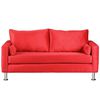 Sofá Bodevir Sky Felpa 12 3 Cuerpos Rojo