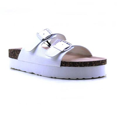 Imagen 1 del producto Sandalia Mujer Icono Blanco, Negro