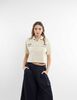 Polera Cuello Polo Manga Corta Mujer Icono