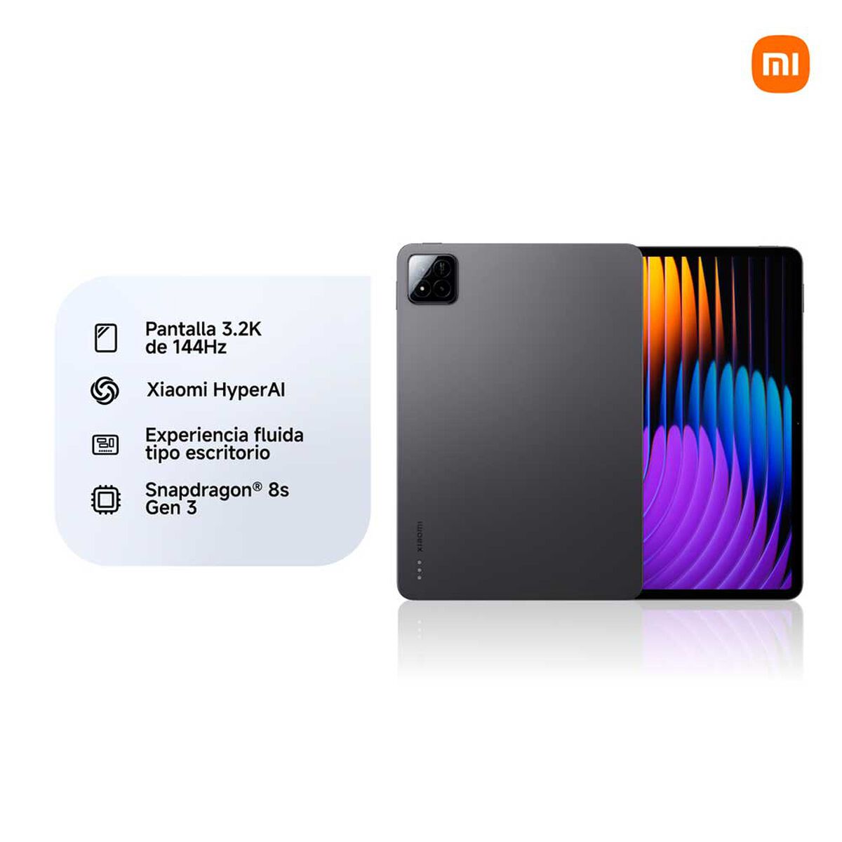 Tablet Xiaomi PAD7 Pro 256GB 11,2" Negro + Keyboard