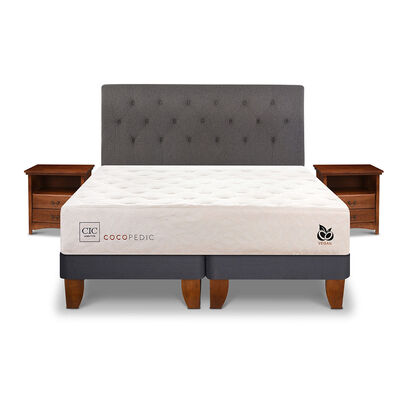 Imagen 1 del producto Cama Europea CIC Base Dividida 2 Plazas Cocopedic