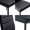 Pack de 4 Sillas Novahus Boston Negro