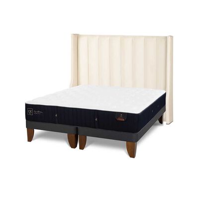 Imagen 2 del producto Cama Europea CIC Base Dividida 2 Plazas Premium + Respaldo Panaro