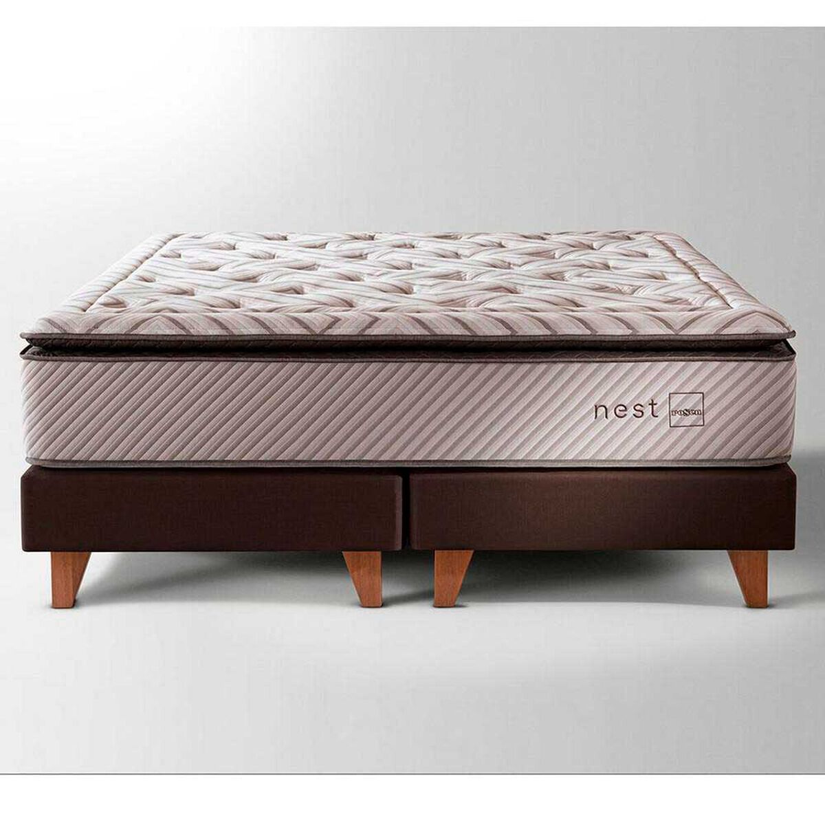 Cama Europea Rosen Base Dividida King Nest