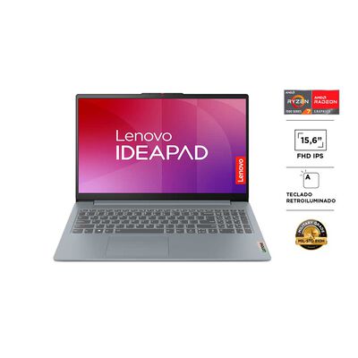Notebook Lenovo Ideapad Slim 3 AMD Ryzen 7 16GB 512GB SSD 15,6"