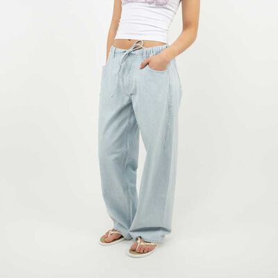 Jeans Mujer Icono Celeste