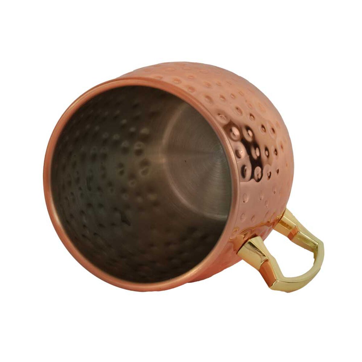 Set 2 Vasos Moscow Mule Mug Simplit Cobre + Bombillas 550 ml