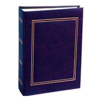 Álbum para Fotos Cartón Vgo Clásico Liso 100 Fotos Azul