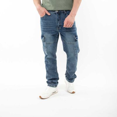 Pantalón Cargo Denim Hombre Fiorucci
