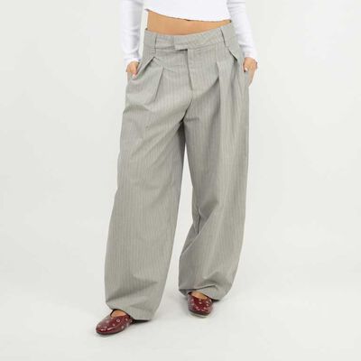Pantalón Mujer Icono Gris