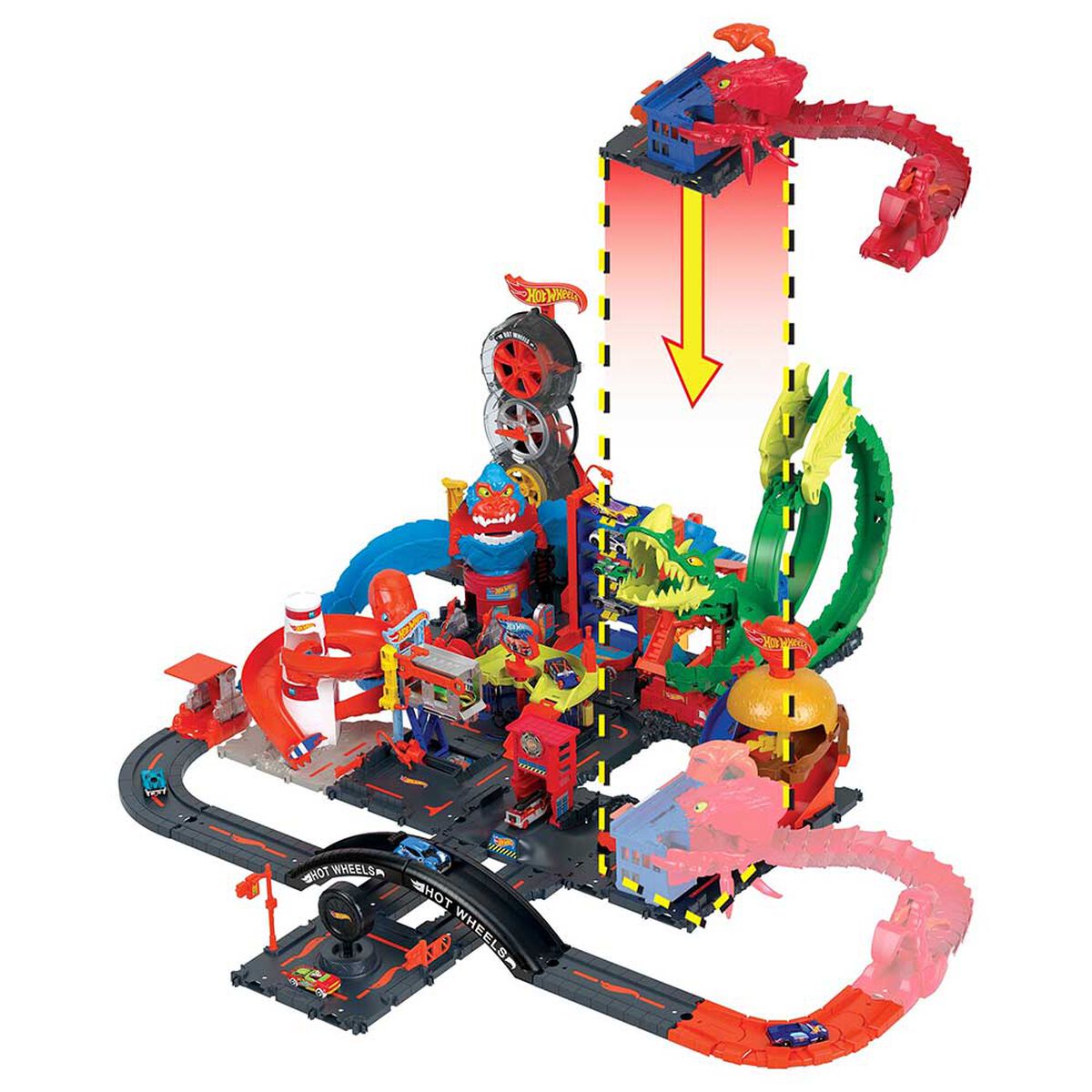 Pista de Autos Hot Wheels City Némesis Escorpión