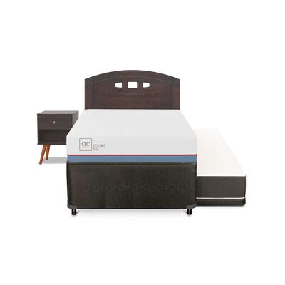 Cama Nido CIC 1,5 Plazas Excellence Plus + Respaldo + Velador Gales