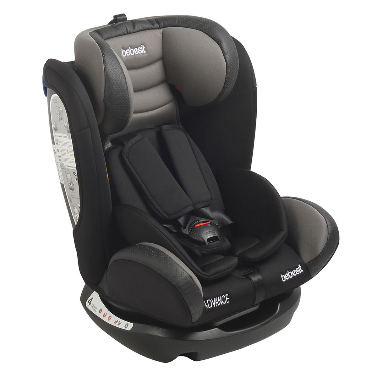 Silla de Auto Butaca Bebesit Advance 906 Gris