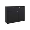 Comoda Praga 1 Cajon 2 Puertas Wengue 80X100X30,2 Cm