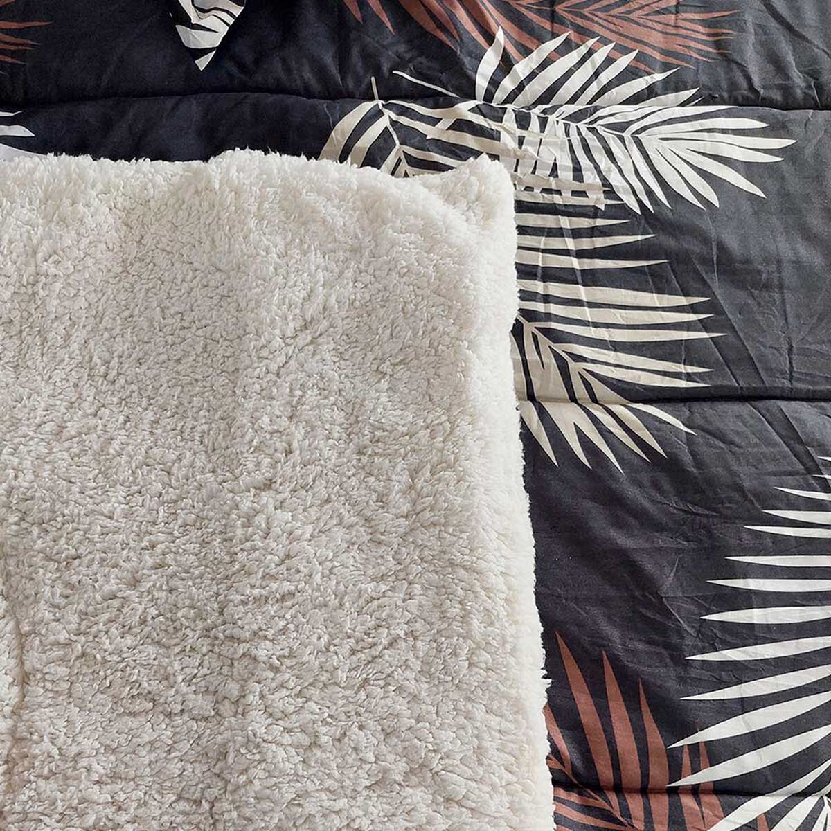 Plumón Sherpa Estampado Illusions 2 Plazas Nadine