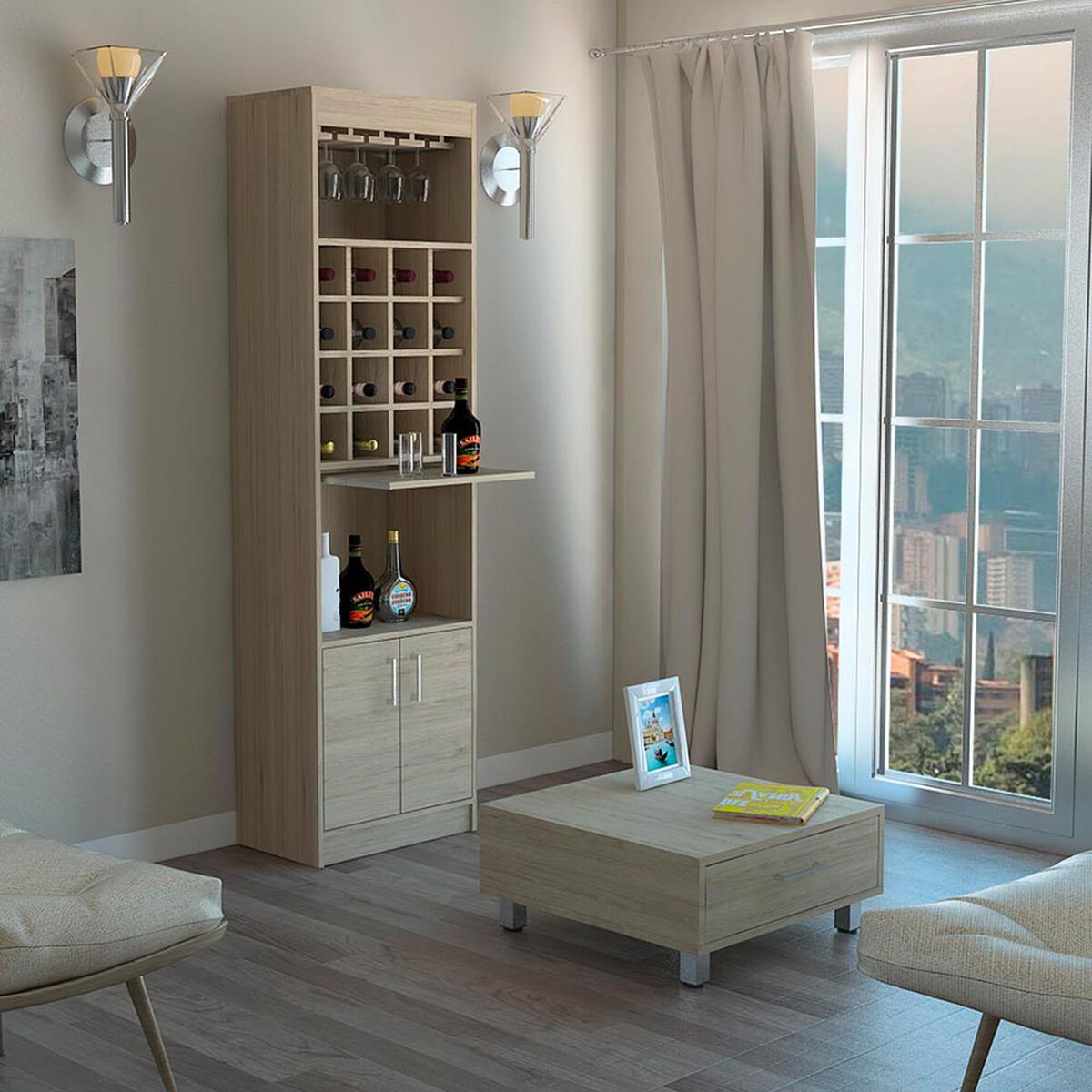 Mueble Bar + Mesa de Centro TuHome Beijing