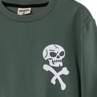 Imagen 2 del producto Polerón de Algodón Niño Cutback Verde