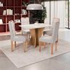Juego de Comedor Yardas Trento 4 Sillas Off White