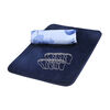 Set 3 Piezas Cortina de Baño + Piso Mashini Malva