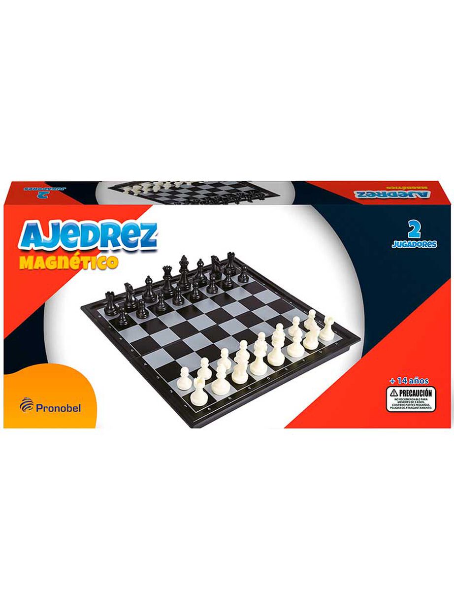 Juego de Mesa Ajedrez Magnético Tablero Pronobel