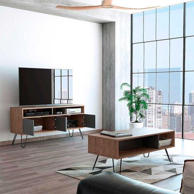 Imagen 2 del producto Rack TV Hasta 55"" + Mesa de Centro Vassel TuHome