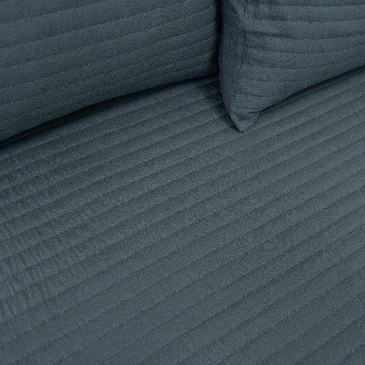 Quilt Doral 2,5 Plazas Lumi Marne Gris Oscuro