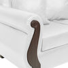 Juego de Living Innovamuebles New Bugambilia Sofá 3 Cuerpos + Dos Sillones 1 Cuerpo Blanco