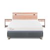Cama Americana CIC Base Dividida 2 Plazas Excellence Plus + Respaldo + 2 Veladores