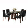 Juego de Comedor Jdo & Design Caroline 6 Sillas Castaño Oscuro 