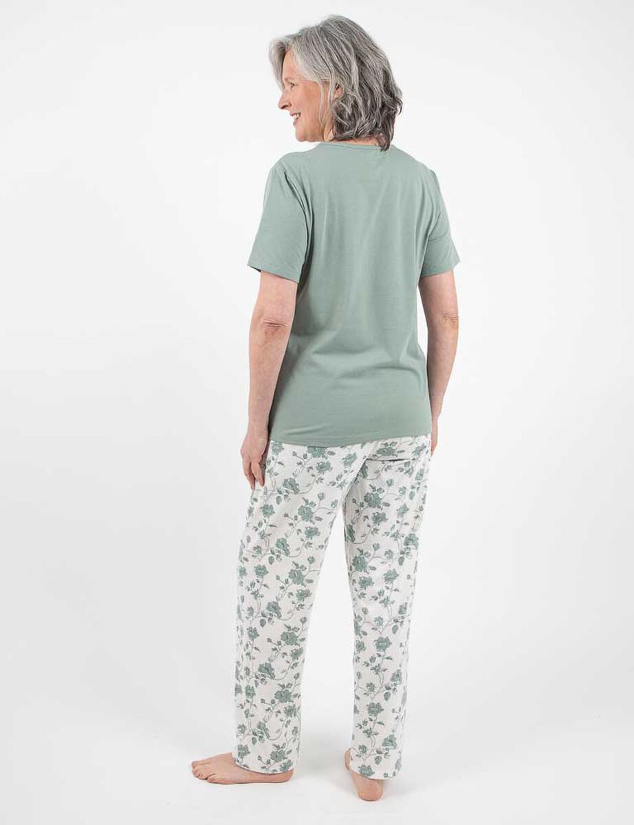 Pijama Algodón Manga Corta Mujer Portman Club