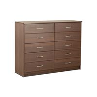 Cómoda Stanford 10 Cajones Chocolate