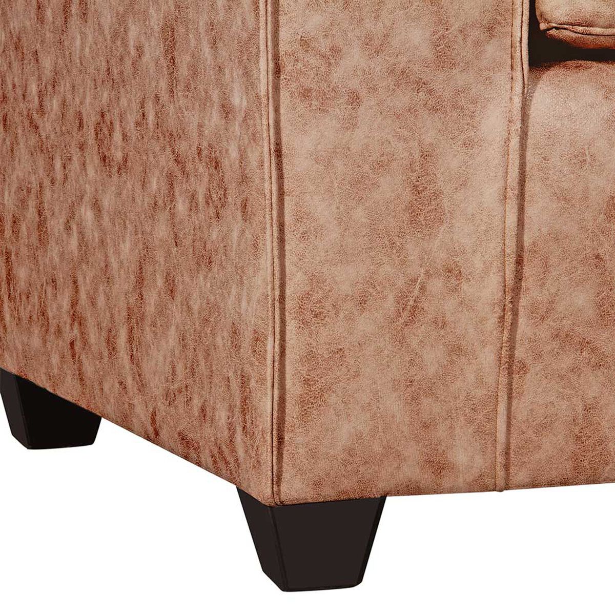 Juego de Living Black Factory Ezeiza Sof&aacute; 3 Cuerpos + Sof&aacute; 2 Cuerpos Terracota