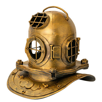 Imagen 2 del producto Adorno Metal Vgo Casco Gold