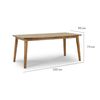 Juego de Comedor CIC Nottingham 6 Sillas Walnut